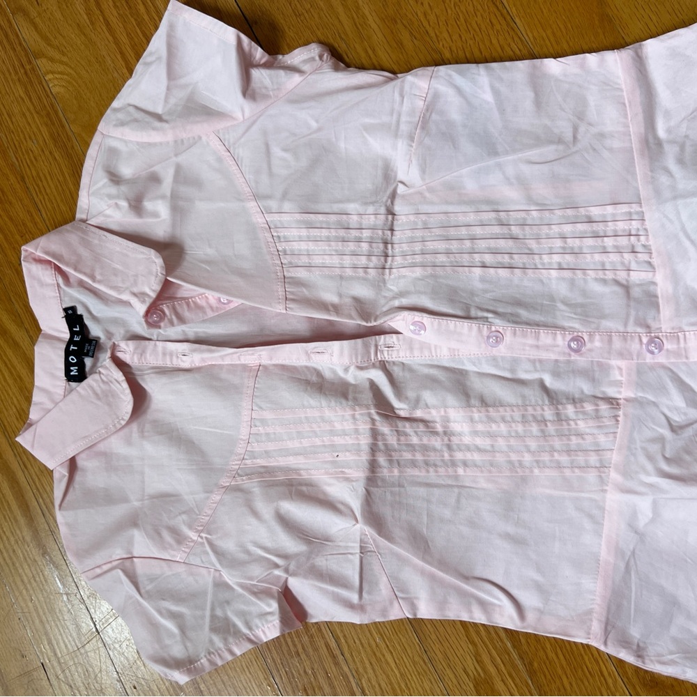 Pink Motel poplin Shirt